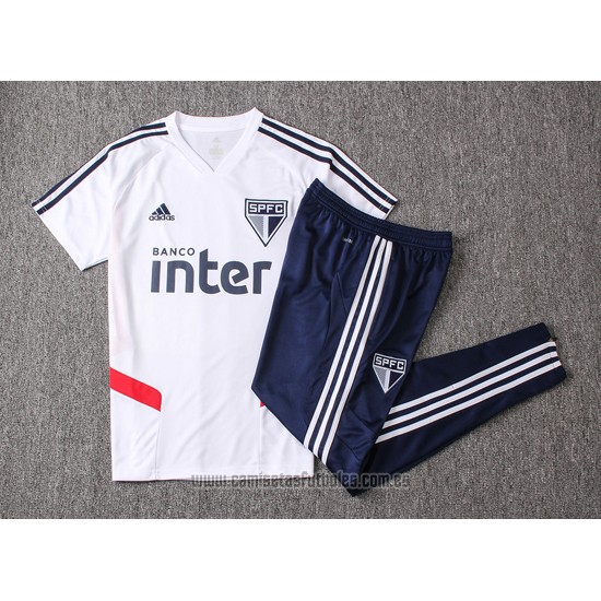 Chandal del Sao Paulo Manga Corta 2019-2020 Blanco